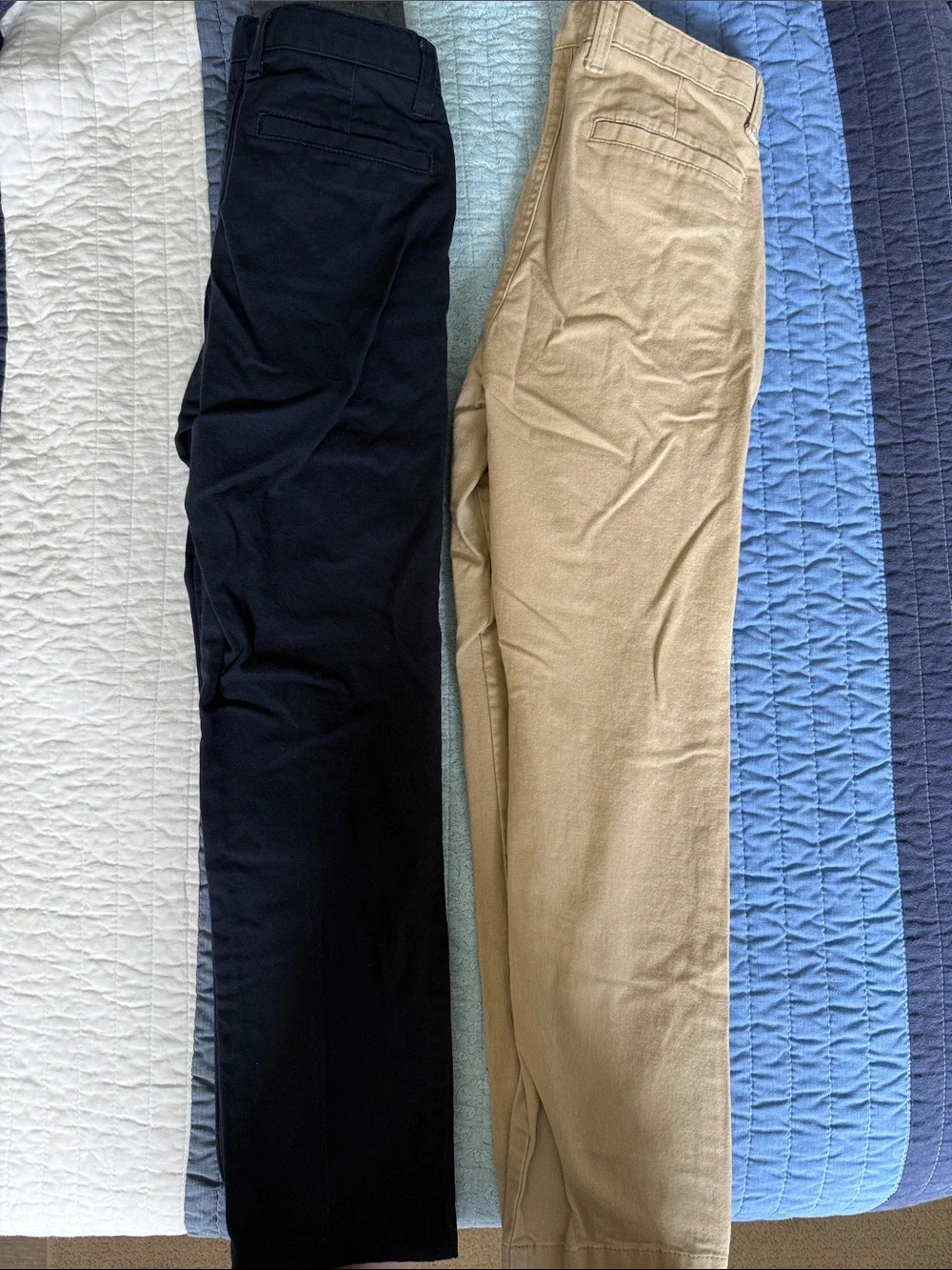 Boys Slim fit pants - Navy and Khaki